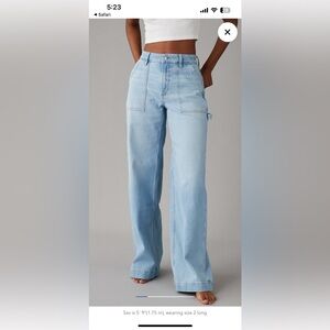 Baggy wide leg American eagle jeans